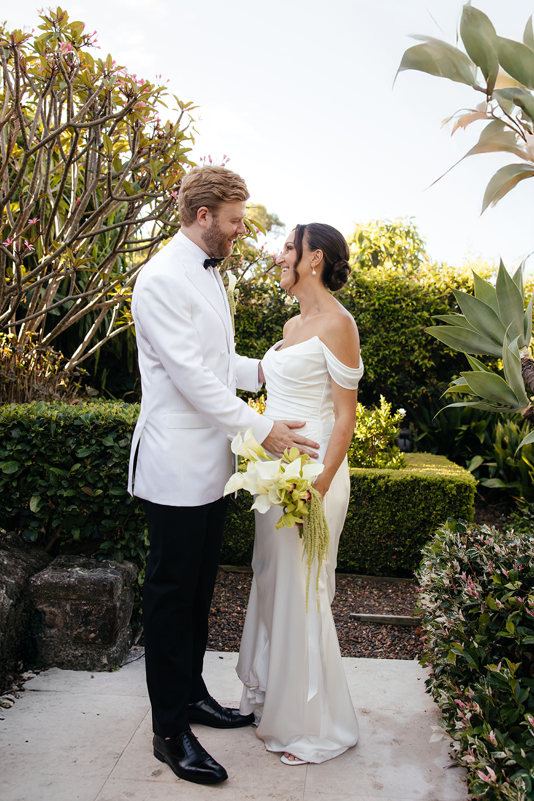 Jessica & Bradley together at their ceremony